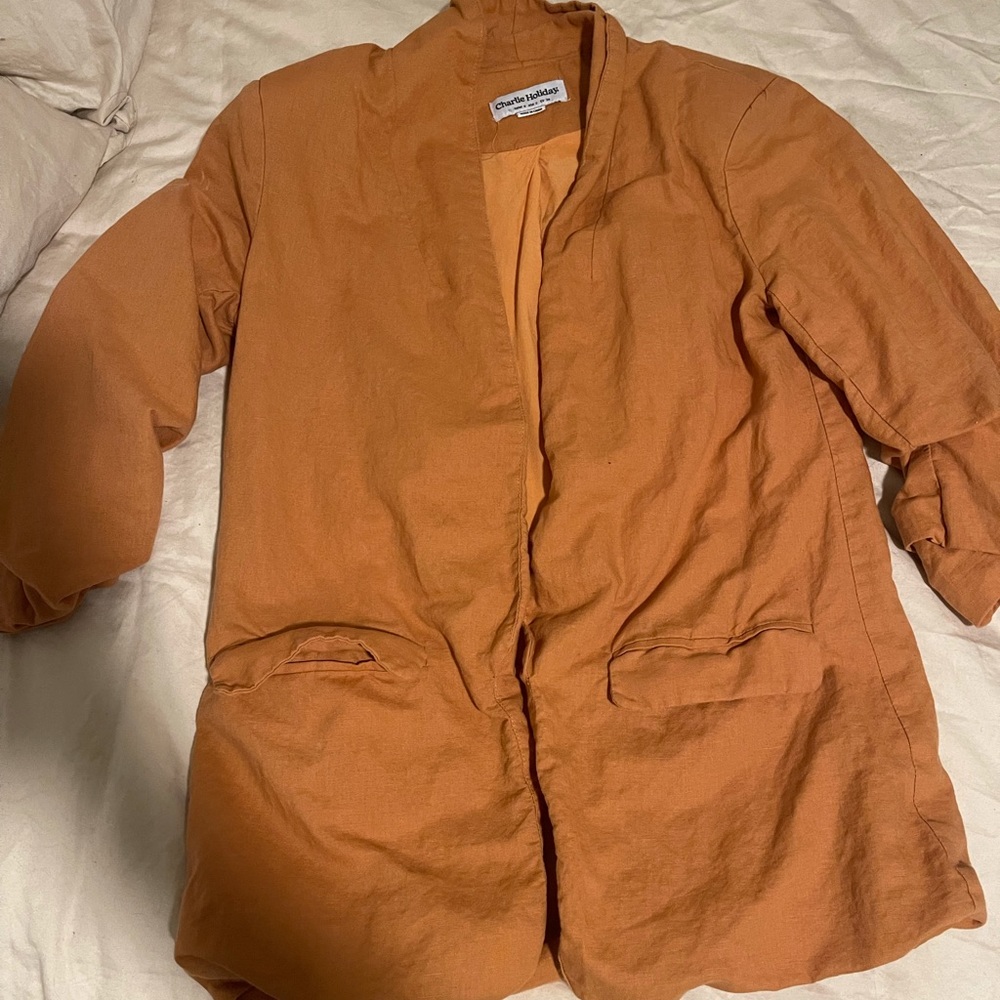Charlie Holiday Linen Blazer - never worn